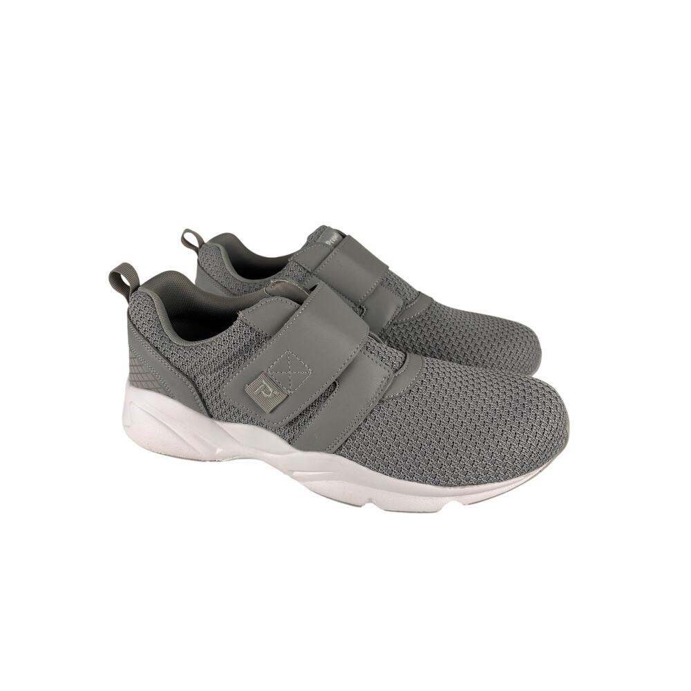 Propet Stability X Strap Gray Shoes Men’s 10.5 3E Wide NIB Orthopedic Comfort